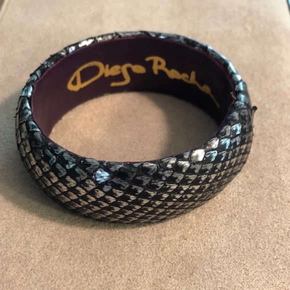 Diego Rocha Hand-painted Python Bangle - Picture 2 of 4